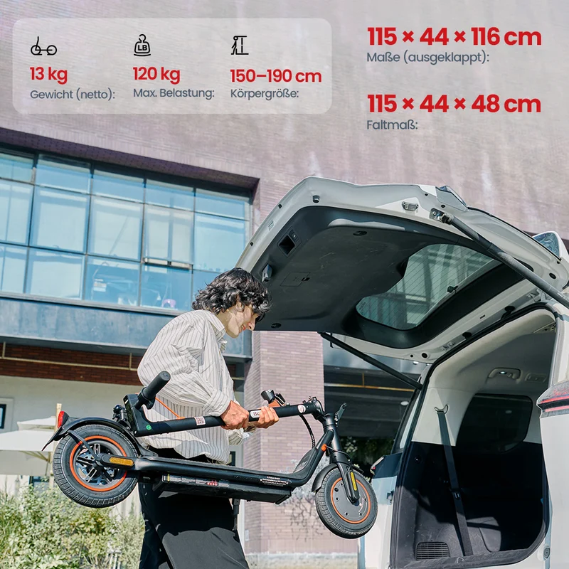 iScooter i8M / i9M City Pendler E-Scooter mit Straßenzulassung