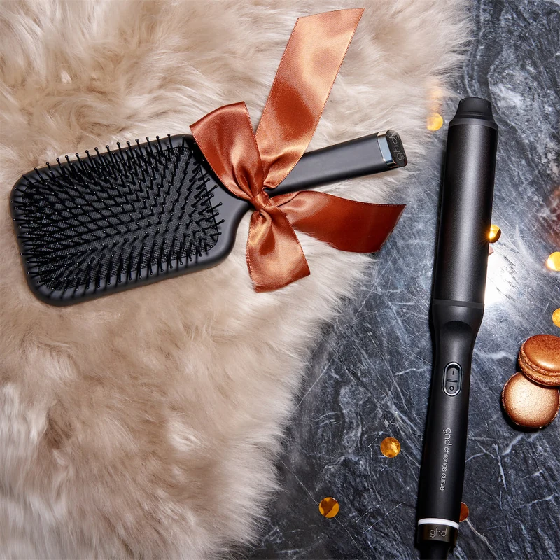 Chronos Curve Max Wand Curler Black Gift Set
