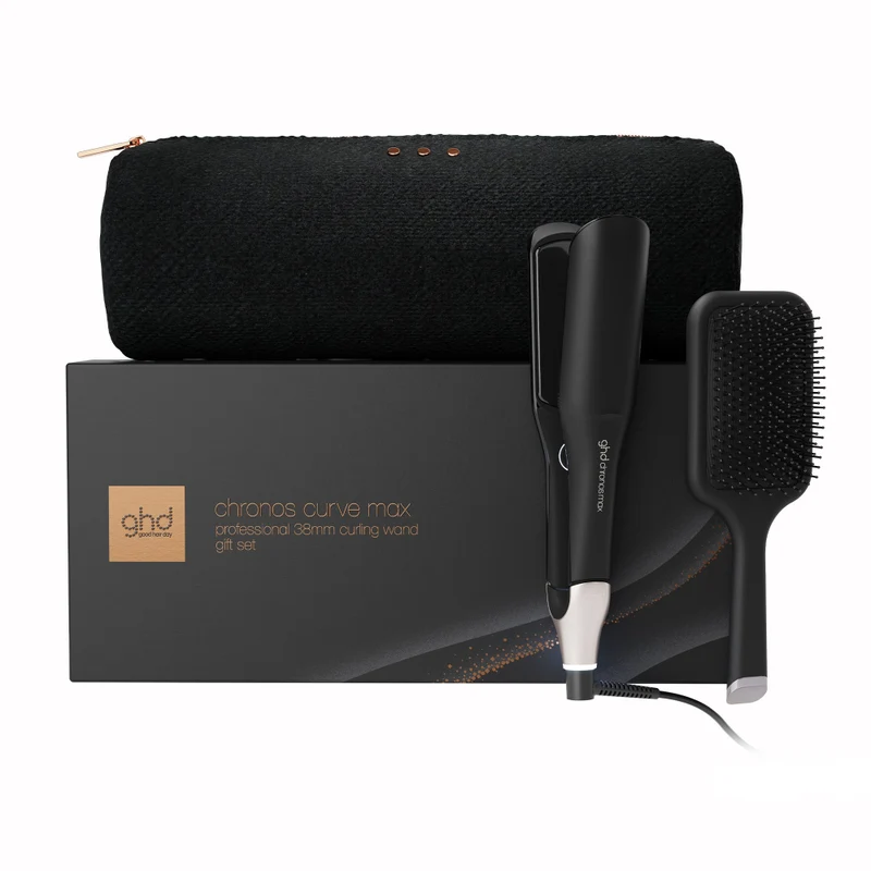 Chronos Max Hair Straightener Black Gift Set