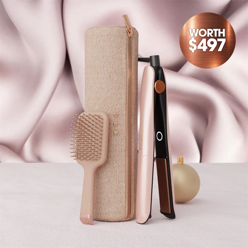 Gold Hair Straightener Cashmere Beige