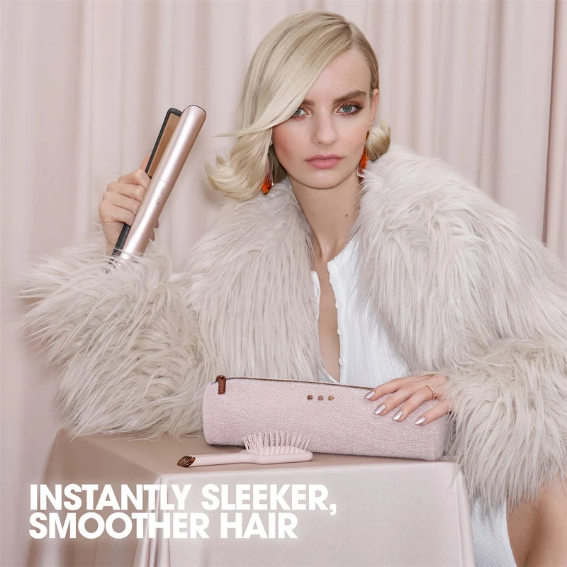 Gold Hair Straightener Cashmere Beige