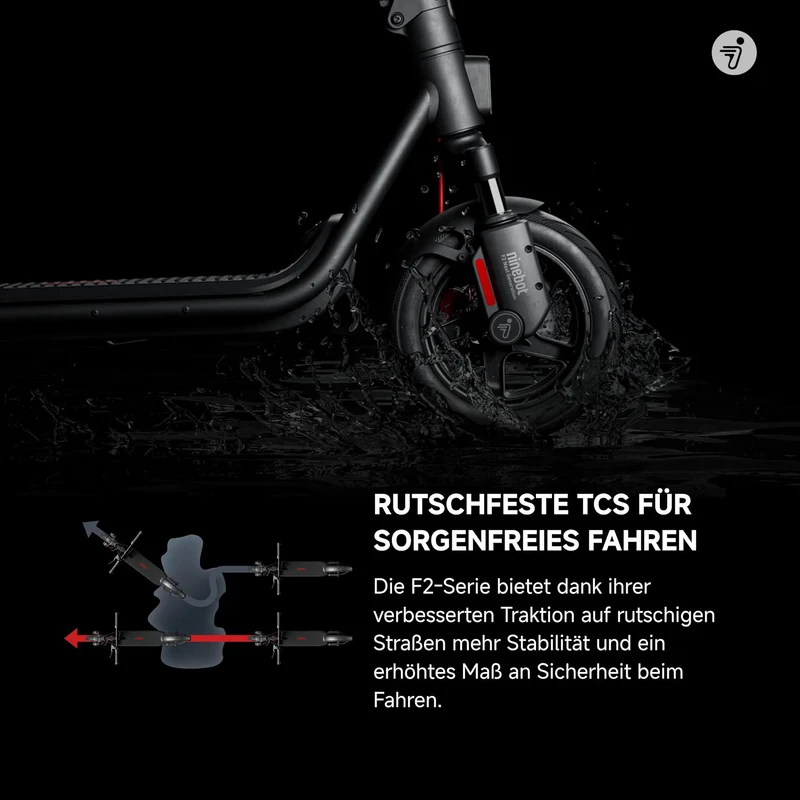 Ninebot KickScooter F2 Pro D II mit Straßenzulassung