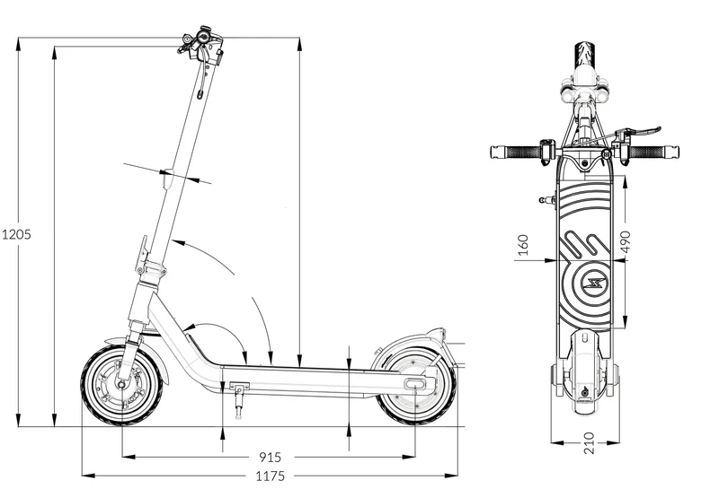 E-Scooter ePowerFun ePF-3 mit Straßenzulassung