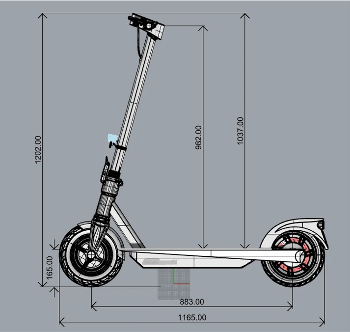 E-Scooter Trittbrett PAUL Light Edition - mit StVZO