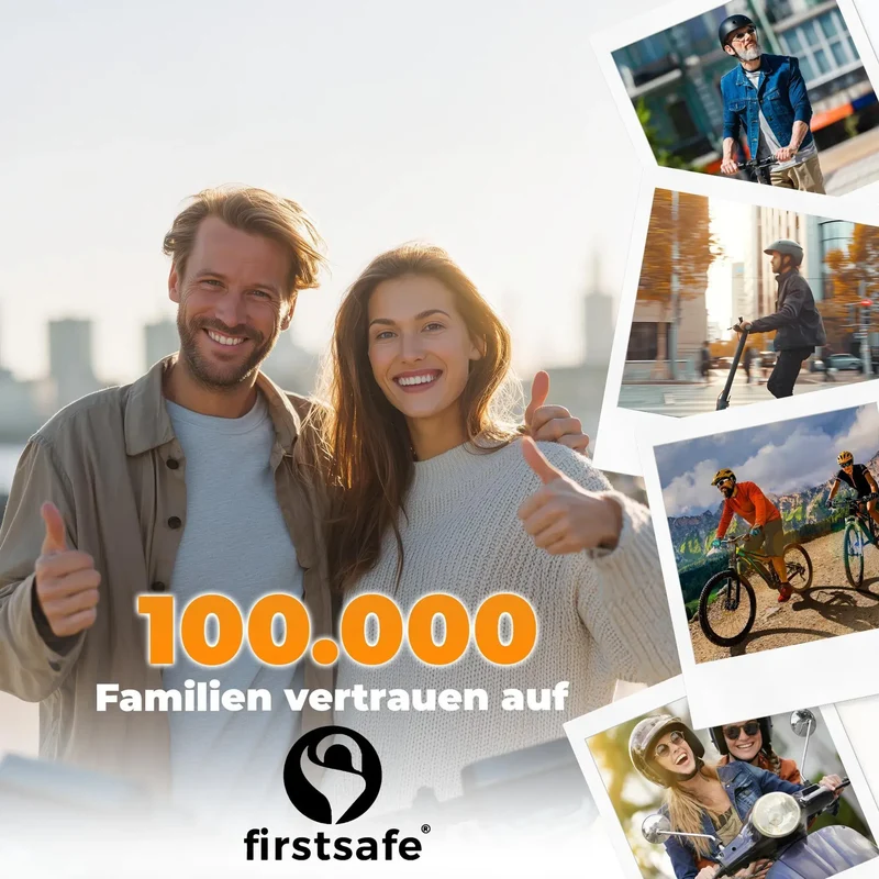 firstsafe™ E-Scooter Schloss mit Silikonmantel