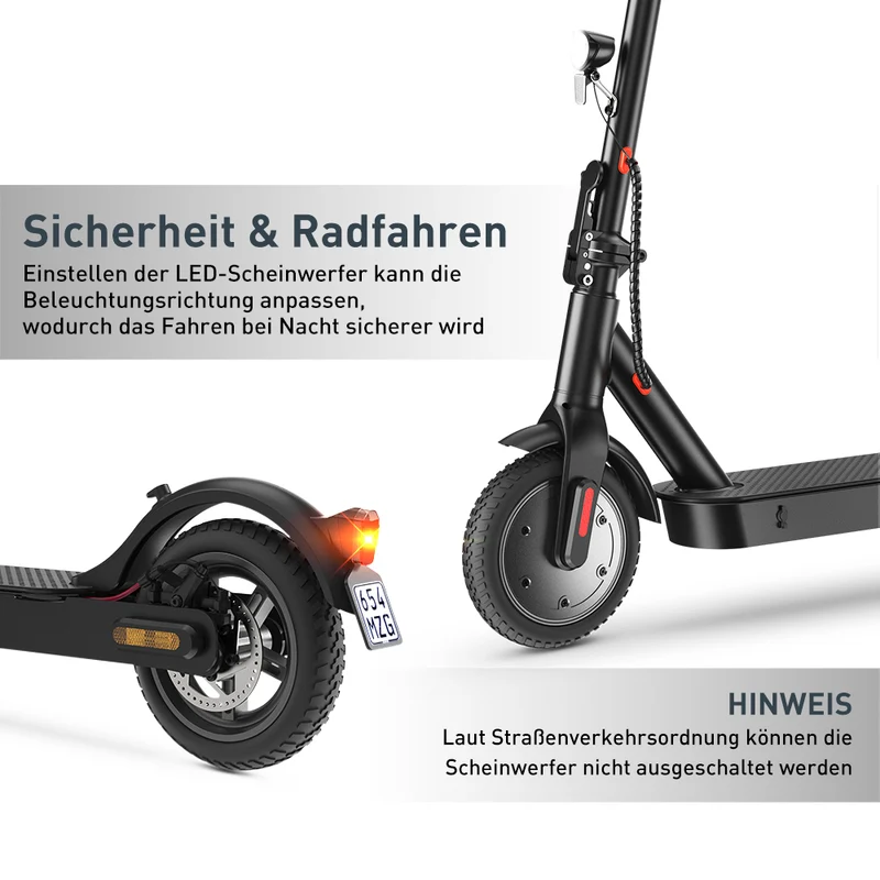 E9 E-Scooter mit Straßenzulassung 350w