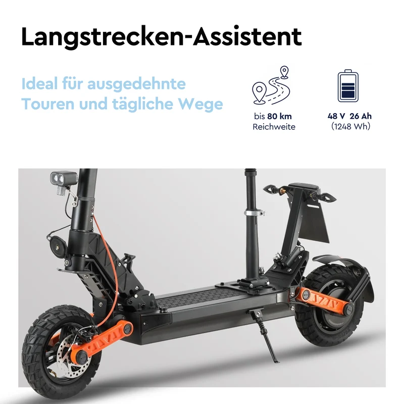 Joyor E-Scooter S8E mit Sitz und Mopedversicherung (ABE) (Neue Verpackung)
