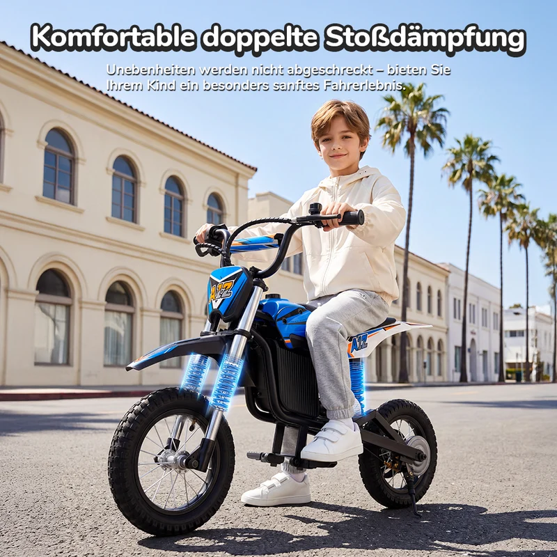 A12 Dirtybike für Kinder ab 5 Jahren mit Ambientebeleuchtung