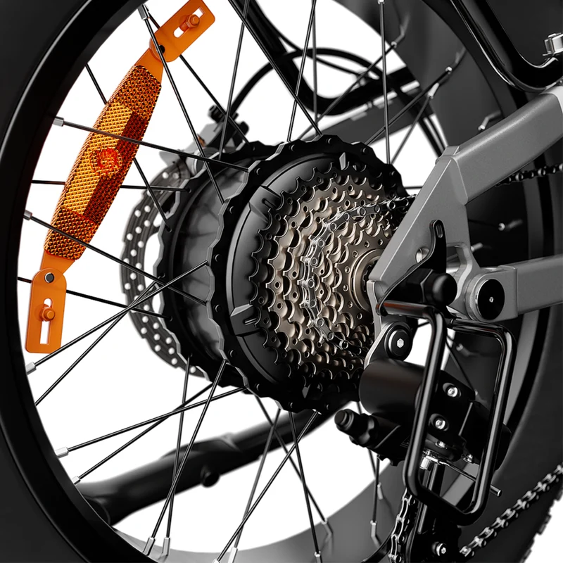 EB8 1000W Faltbares E-Fatbike mit 20" Fat-Reifen und bis zu 145km Reichweite