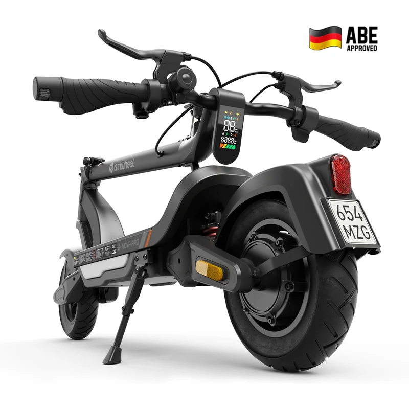 isinwheel S-Nova Pro 70KM Urban Komfort-Pendler E-Scooter Mit Straßenzulassung(ABE, eKFV)