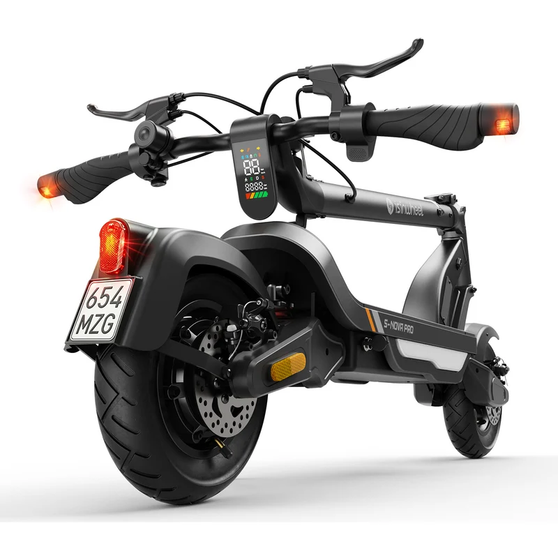 isinwheel S-Nova Pro 70KM Urban Komfort-Pendler E-Scooter Mit Straßenzulassung(ABE, eKFV)