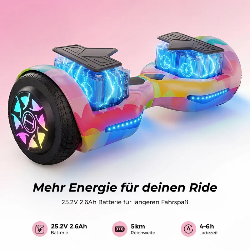 H1 Bluetooth Hoverboard Kinder 6.5"