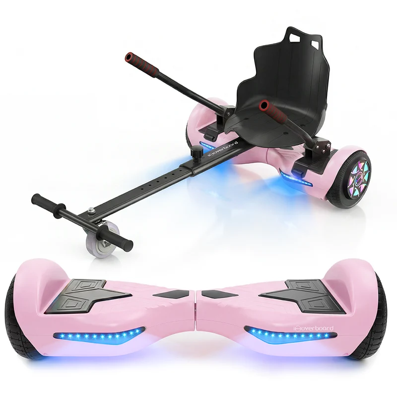 iHoverboard H2 Rosa Bluetooth Hoverboard 6.5"
