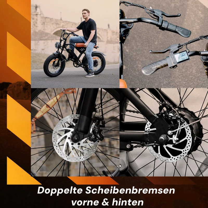 EB5 20″ Fat Tire E-Mountainbike