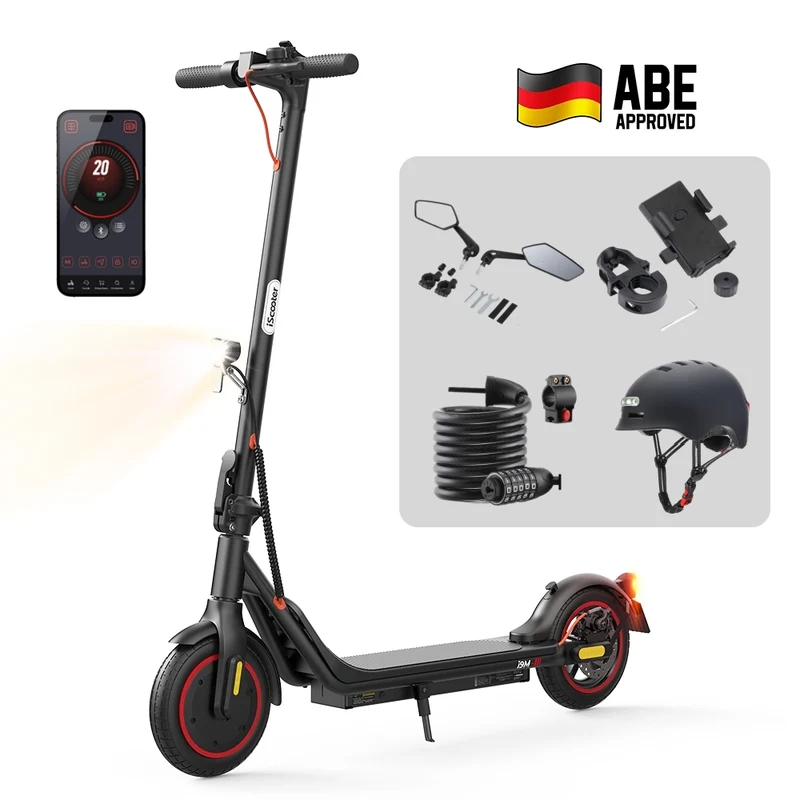 iScooter i9M 500W 10 Zoll E-Scooter für Pendler mit Straßenzulassung