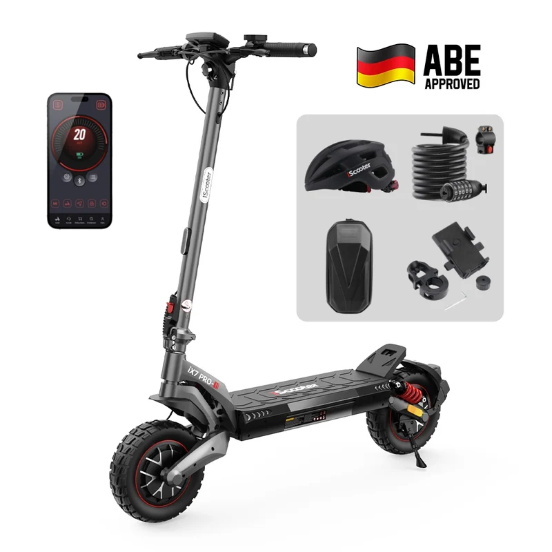 iScooter iX7 / iX7Pro Offroad E-Scooter mit Straßenzulassung
