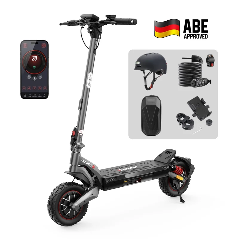 iScooter iX7 / iX7Pro Offroad E-Scooter mit Straßenzulassung