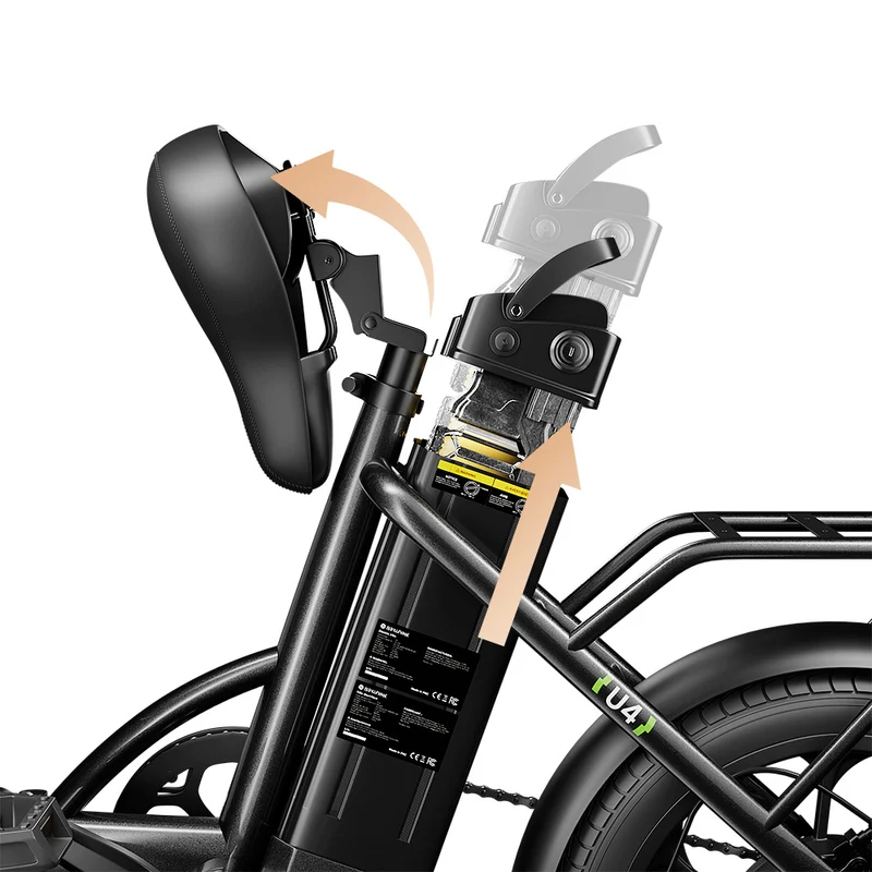 U4 Tiefeinsteiger Falt-E-Bike mit Komfortrahmen
