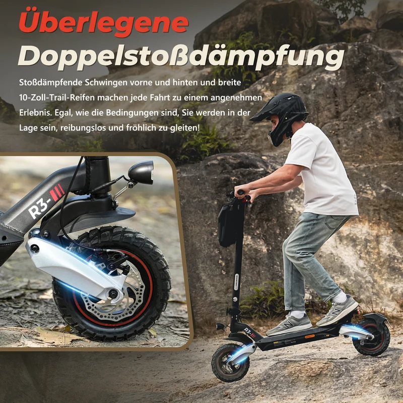 R3 Offroad E-Scooter Mit Straßenzulassung(ABE,eKFV)