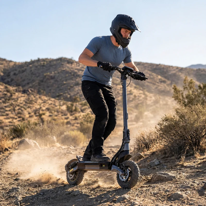 V5 Pro All-Terrain Offroad E-Scooter mit Straßenzulassung (ABE, eKFV)