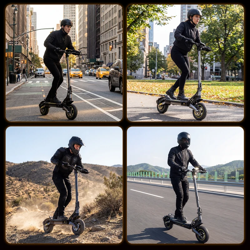 V5 Pro All-Terrain Offroad E-Scooter mit Straßenzulassung (ABE, eKFV)