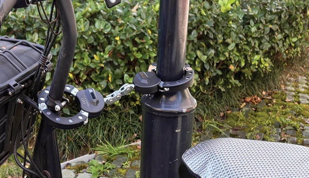 Handschellenschloss für E-Scooter und Fahrräder