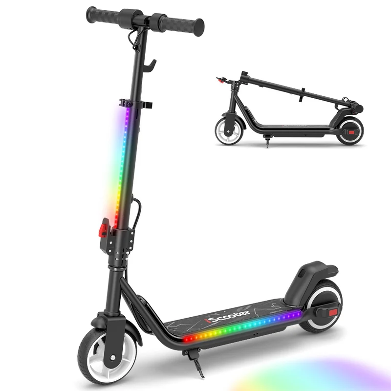 iScooter iK3Max Kinder E-Scooter 6″ mit LED & 3 Geschwindigkeiten