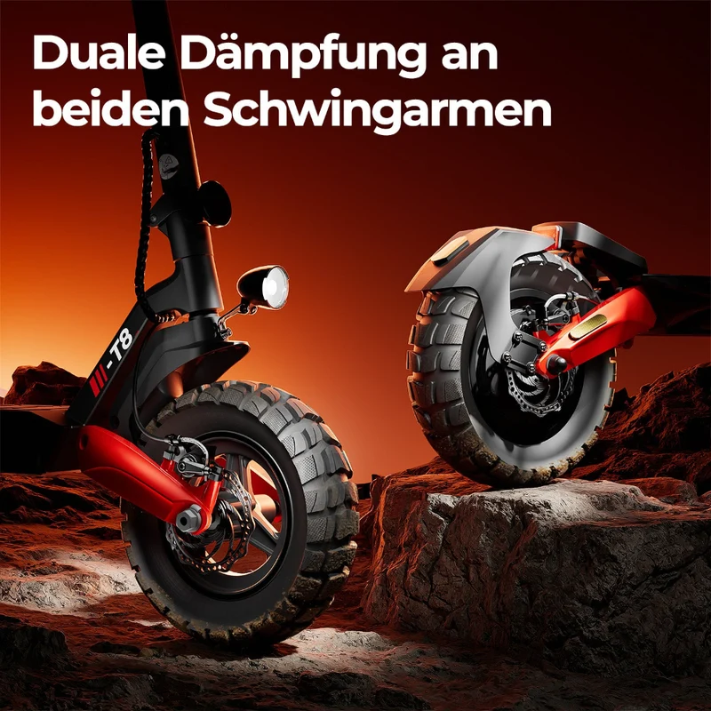 iScooter T8 Offroad E-Scooter Mit Straßenzulassung (ABE/eKFV)