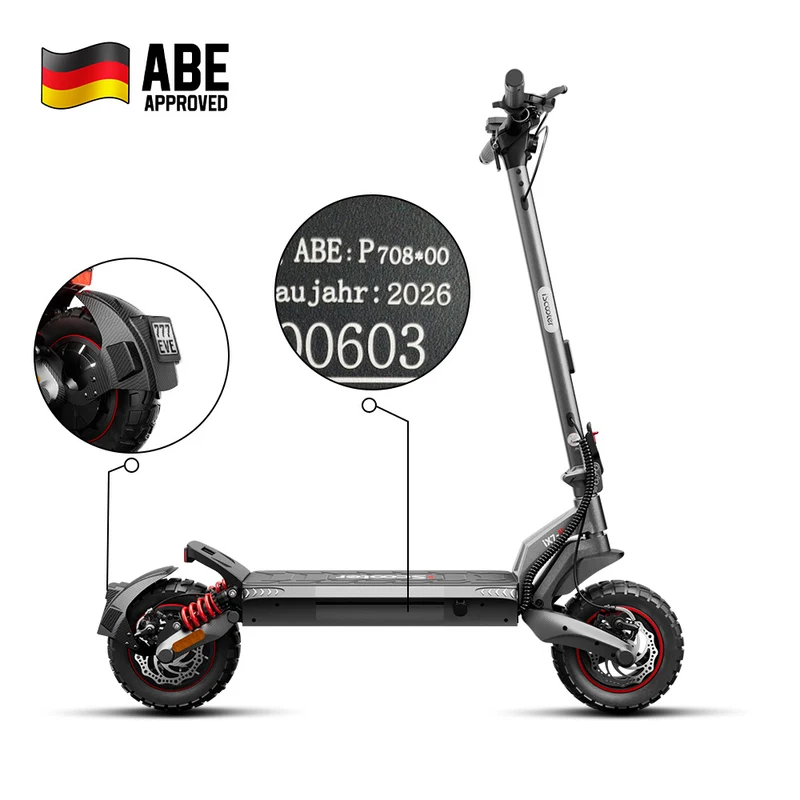 iScooter T8 Offroad E-Scooter Mit Straßenzulassung (ABE/eKFV)