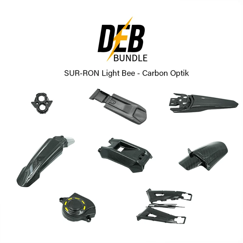 DEB Carbon Optik Bundle – SUR-RON Light Bee Edition