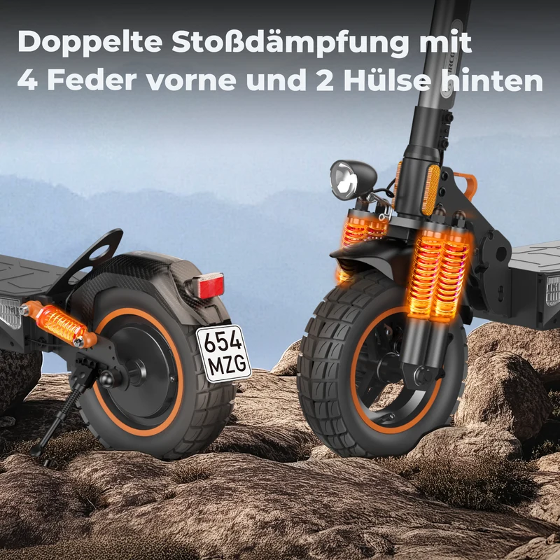 M2 All-Terrain Offroad E-Scooter mit Straßenzulassung (ABE, eKFV)