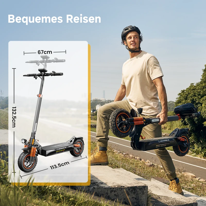 M2 All-Terrain Offroad E-Scooter mit Straßenzulassung (ABE, eKFV)
