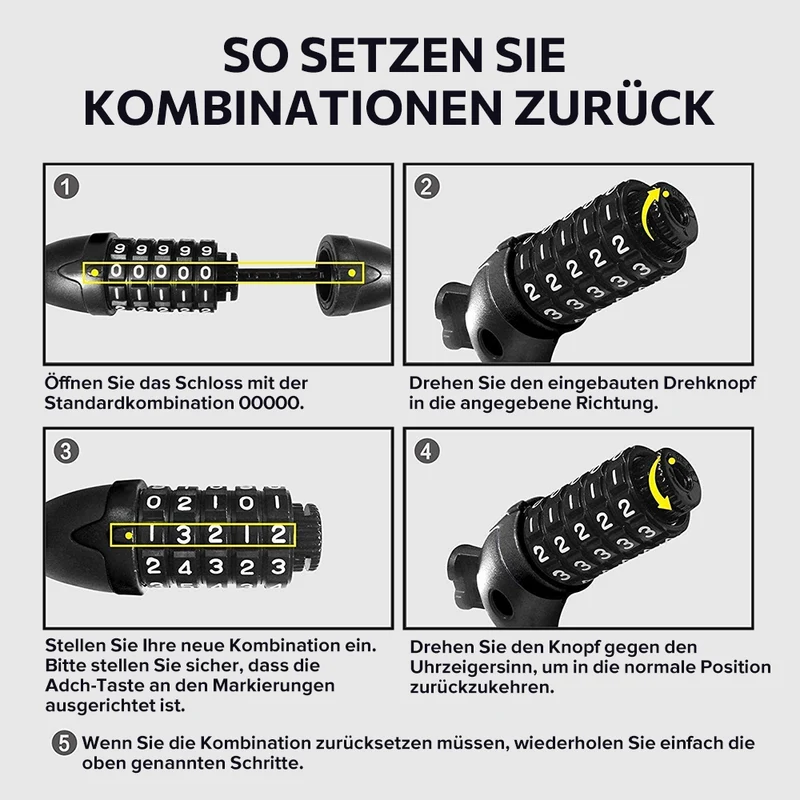 isinwheel® Diebstahlsicherung(Wird nur in Kombination mit einem Scooter/E-Bike versendet.)