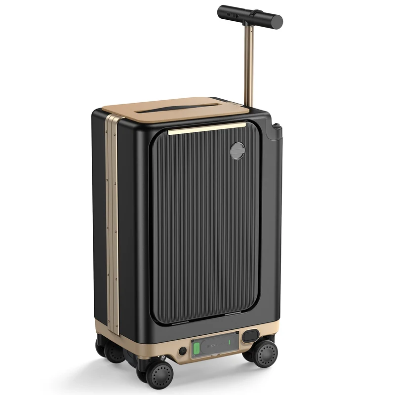 isinwheel 20-Zoll Fahrbarer Elektrischer Reisekoffer mit Flugzeugtauglich