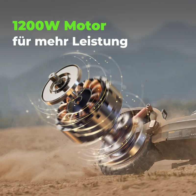 isinwheel GT2 11-Zoll High-Performance Offroad E-Scooter Mit Straßenzulassung (ABE, eKFV)
