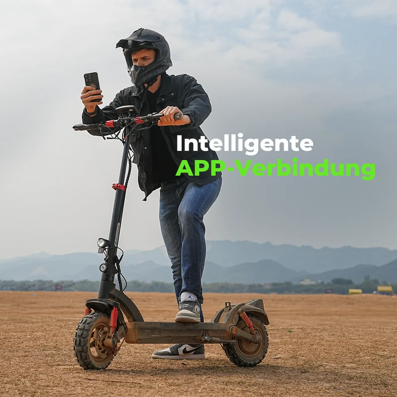 isinwheel GT2 11-Zoll High-Performance Offroad E-Scooter Mit Straßenzulassung (ABE, eKFV)