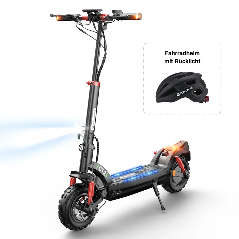 isinwheel GT2 11-Zoll High-Performance Offroad E-Scooter Mit Straßenzulassung (ABE, eKFV)