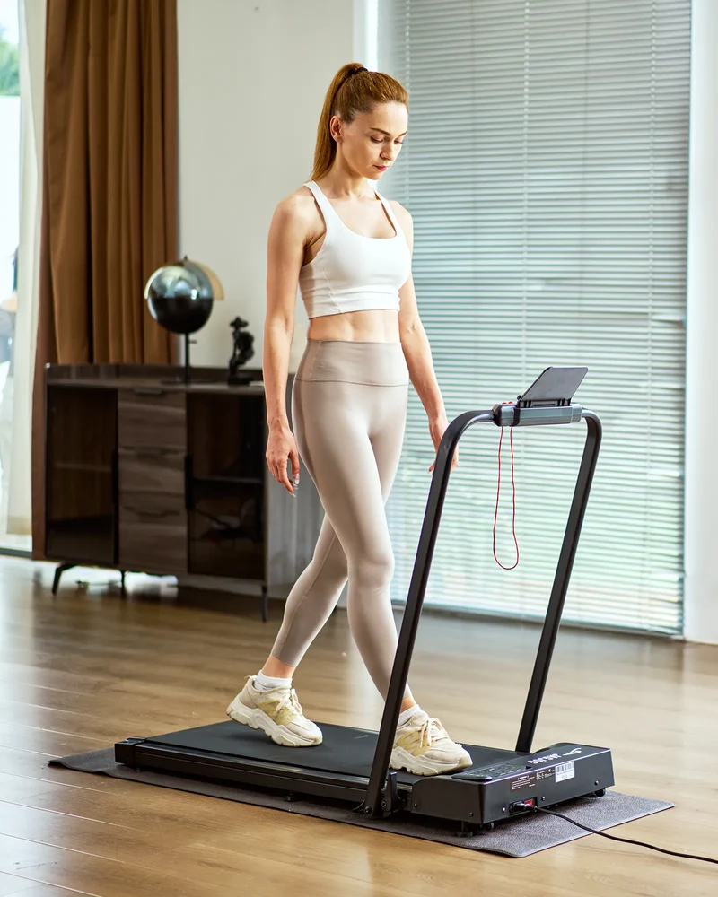 JT51 Faltbares Laufband mit Dual-Control und Griffstange