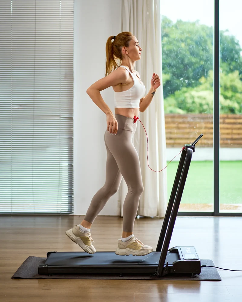 JT51 Faltbares Laufband mit Dual-Control und Griffstange