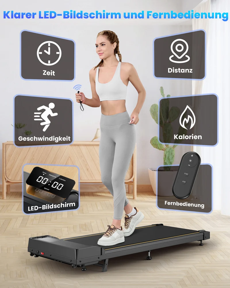 JT31 Walking Pad Laufband mit 15° Neigungsverstellung