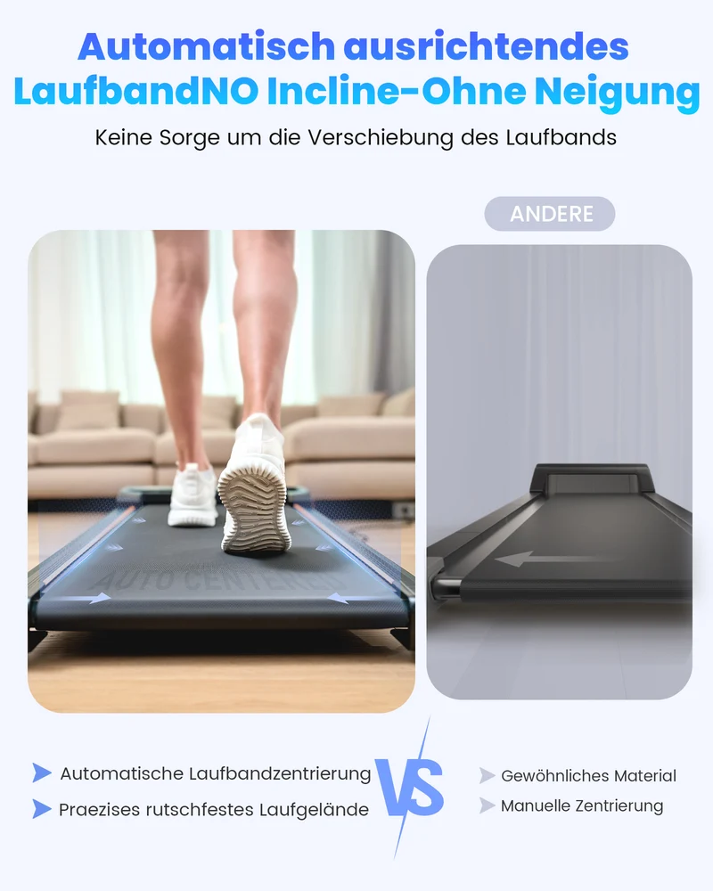 JT31 Walking Pad Laufband mit 15° Neigungsverstellung