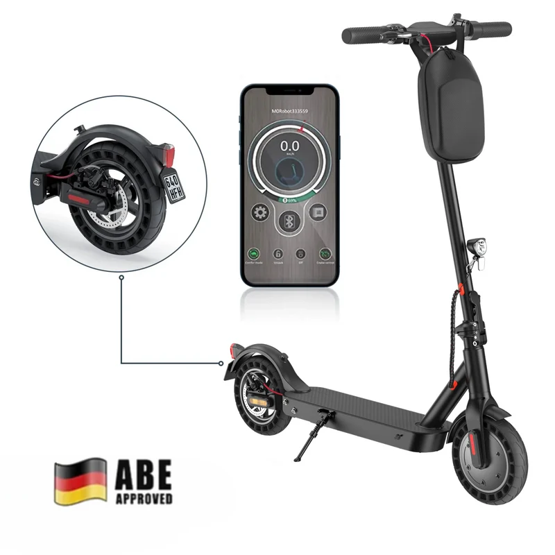 E9TMax City-Pendler E-Scooter Mit Straßenzulassung (ABE, eKFV)