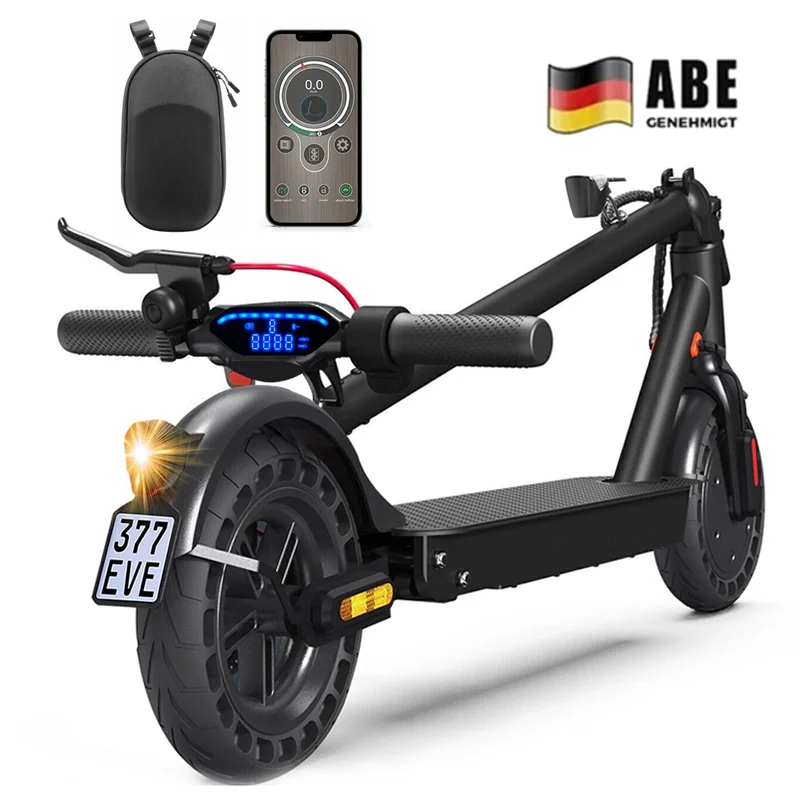 E9TMax City-Pendler E-Scooter Mit Straßenzulassung (ABE, eKFV)