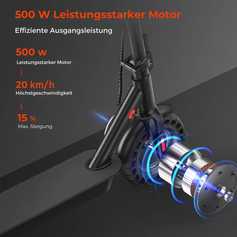 E9TMax City-Pendler E-Scooter Mit Straßenzulassung (ABE, eKFV)