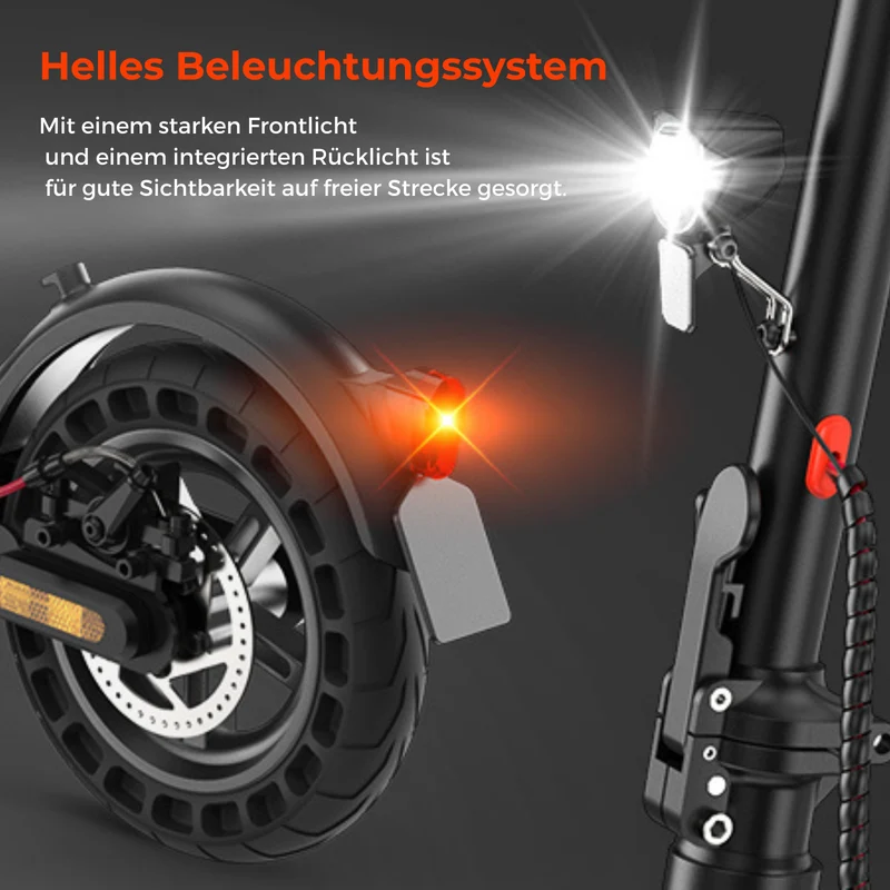 E9TMax City-Pendler E-Scooter Mit Straßenzulassung (ABE, eKFV)