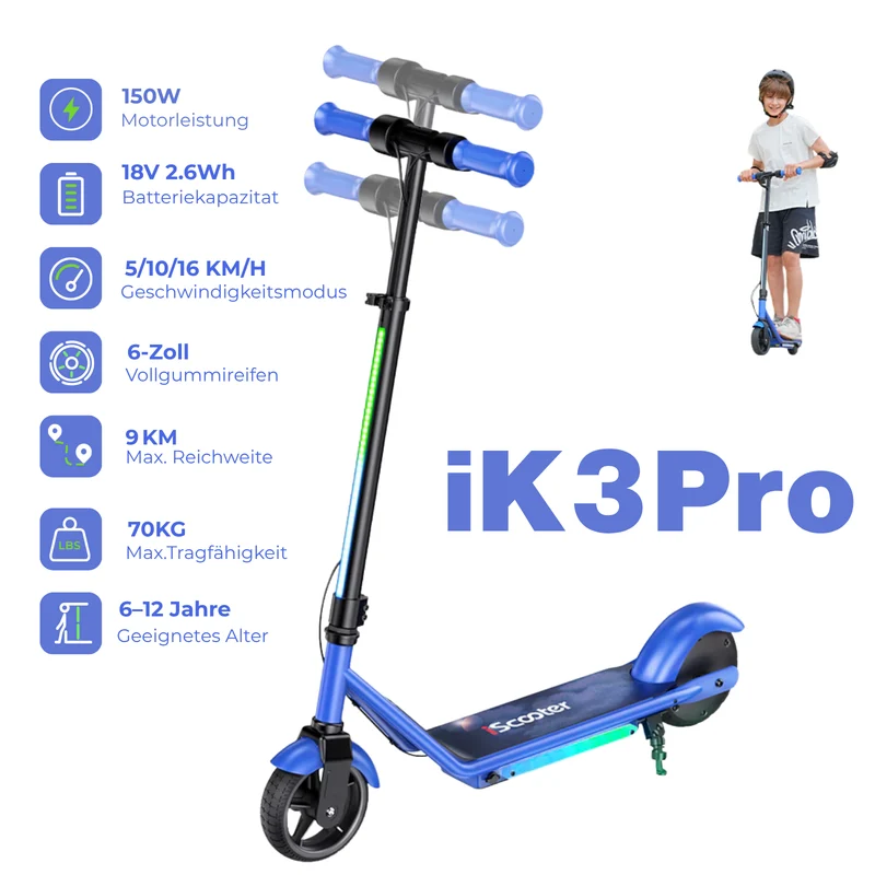 MiniSpider 2-in-1 Elektrischer Dreirad-Kinderscooter und Skateboard für Kinder ab 3 Jahre (Höhenverstellbare)