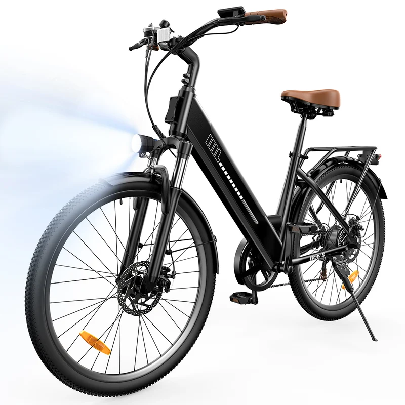 isinwheel UCityS Trekking E-Bike Tiefeinsteiger mit 750W Motor und App