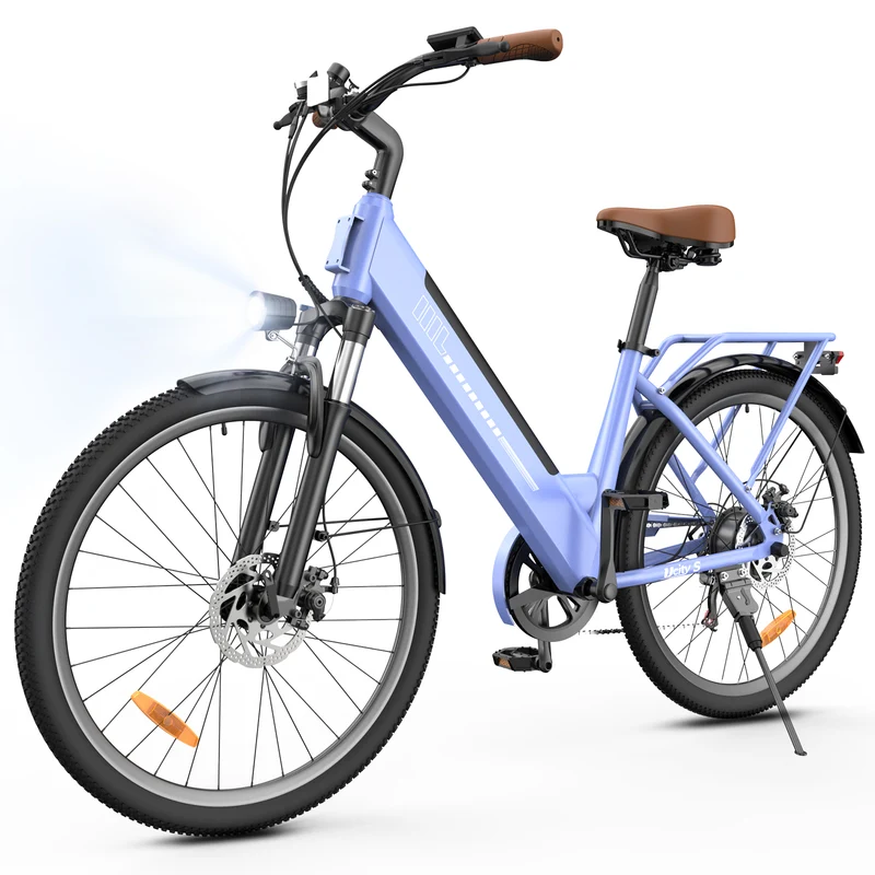 isinwheel UCityS Trekking E-Bike Tiefeinsteiger mit 750W Motor und App