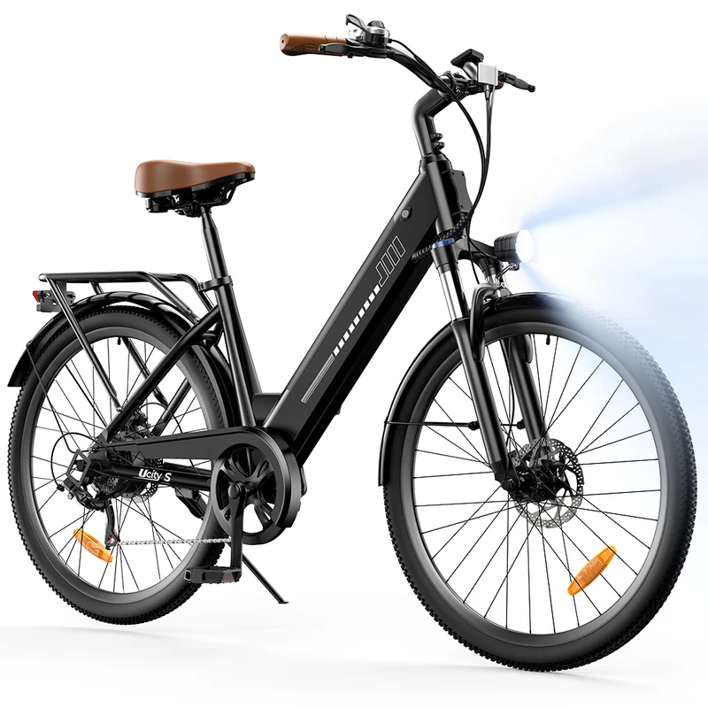 isinwheel UCityS Trekking E-Bike Tiefeinsteiger mit 750W Motor und App