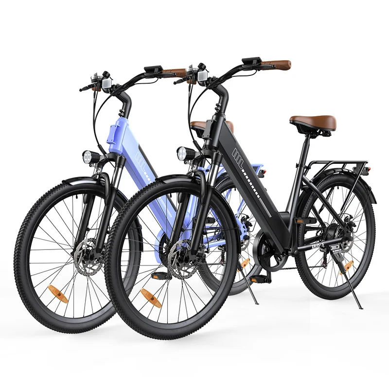 isinwheel UCityS Trekking E-Bike Tiefeinsteiger mit 750W Motor und App